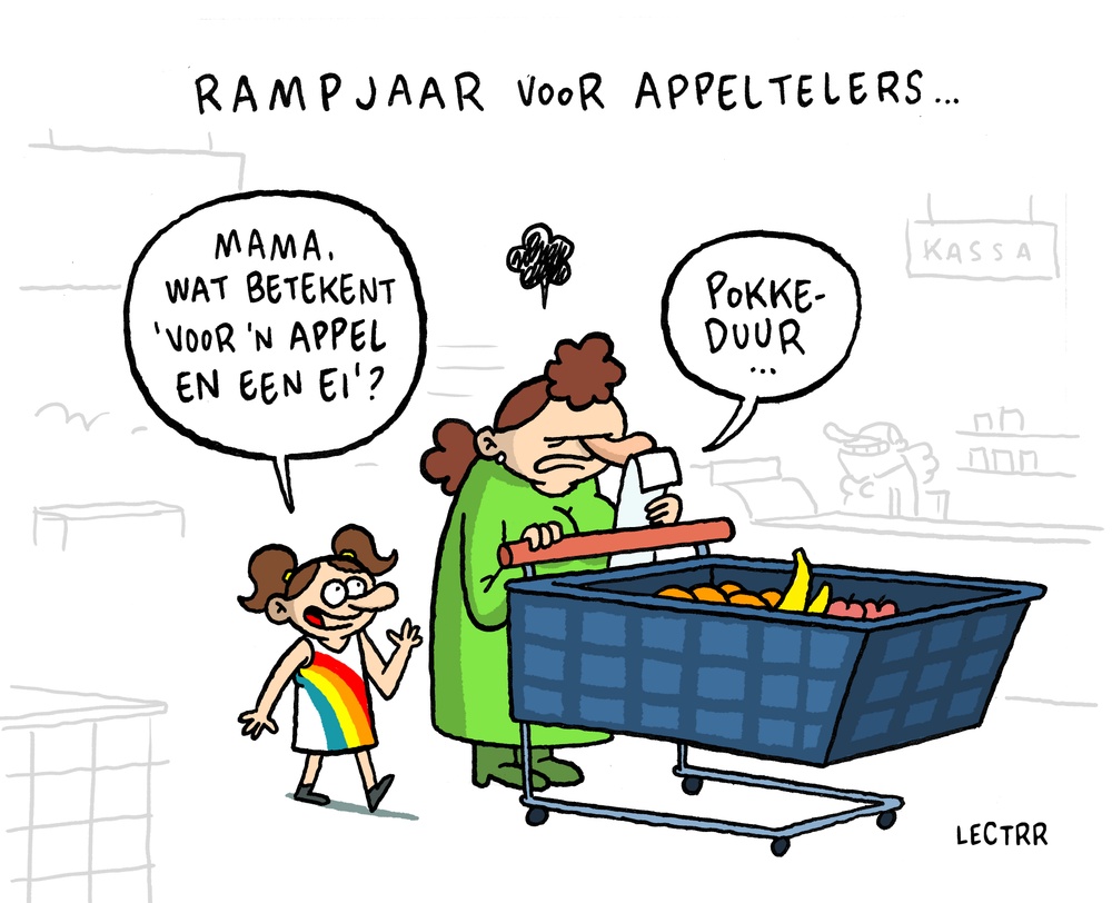 Rampjaar voor appeltelers