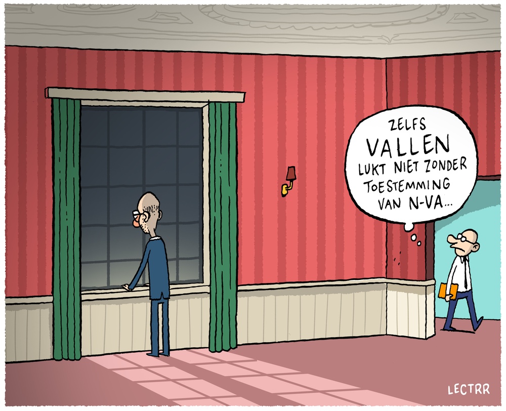 Val van de regering