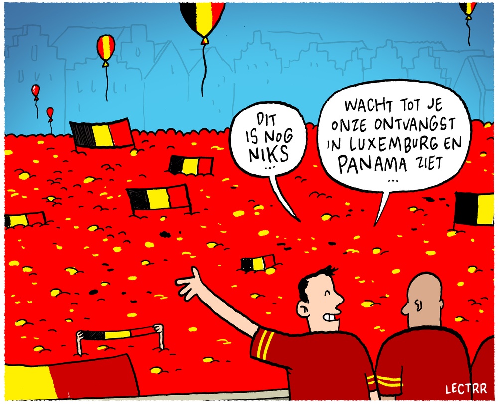 Ontvangst Rode Duivels