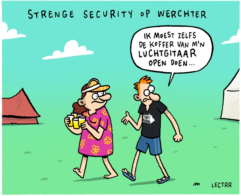Security op Werchter