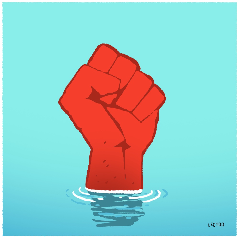 Socialisme verdrinkt