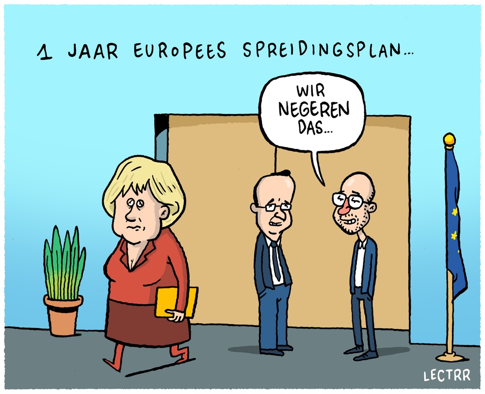 1 jaar Europees spreidingsplan 