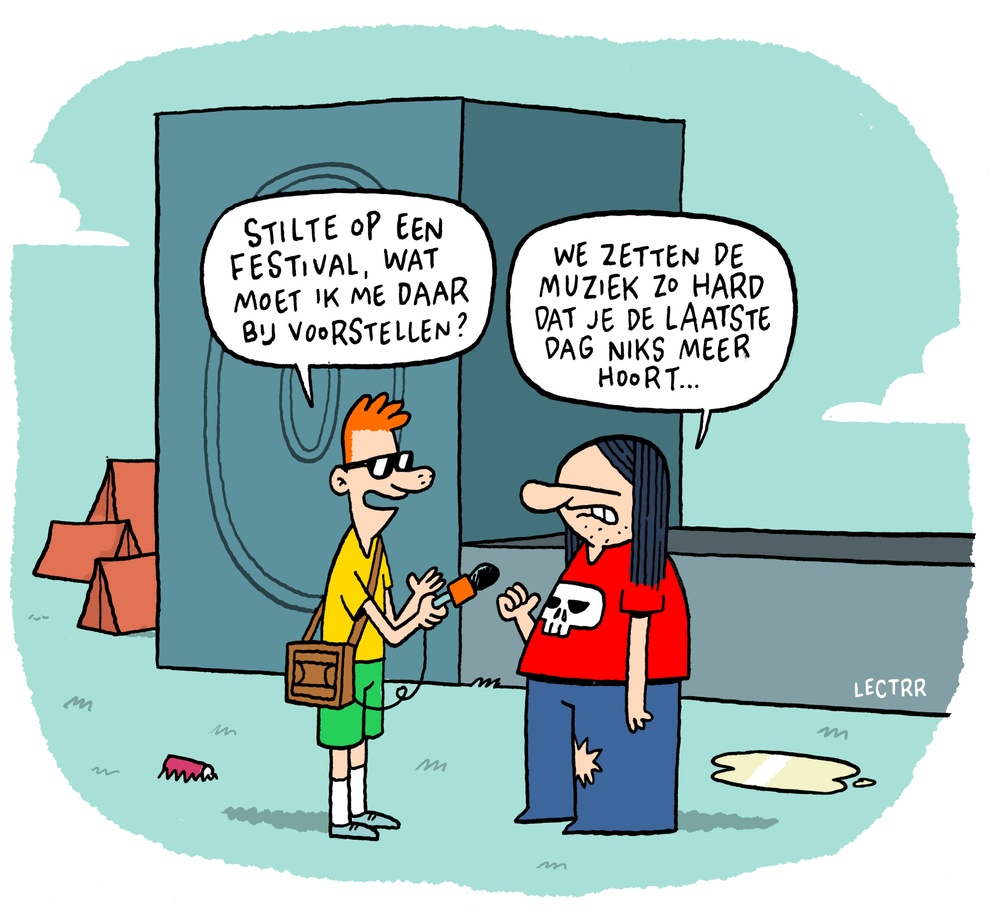 Stilte op festivals