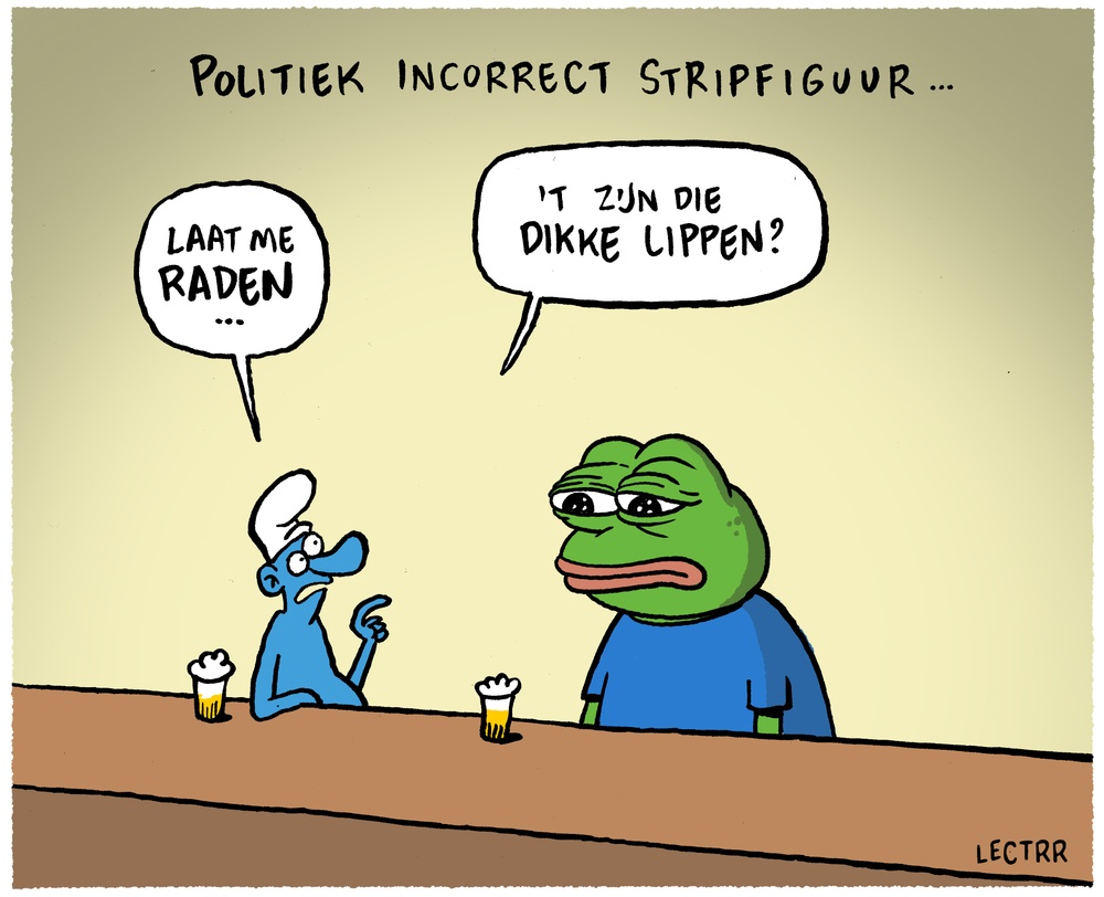 Politiek incorrect stripfiguur