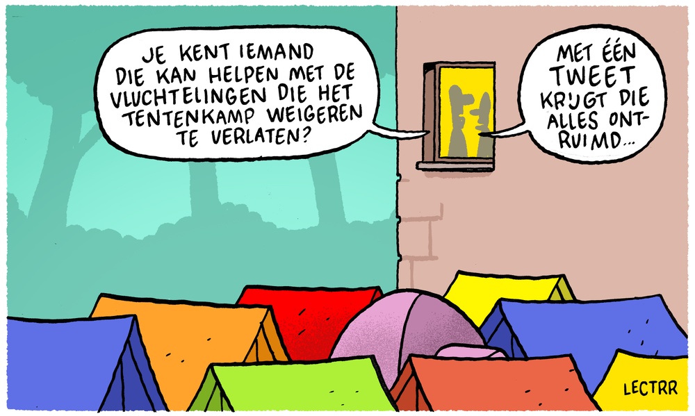 Tentenkamp ontruimen