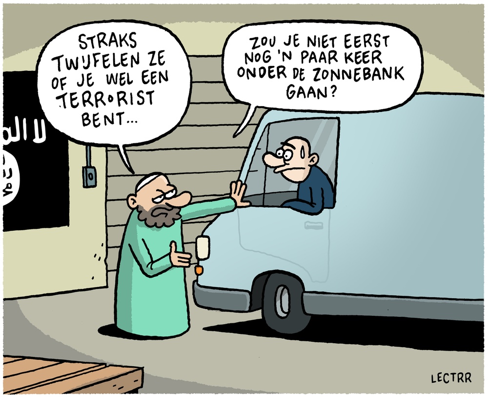 Huidskleur terrorist