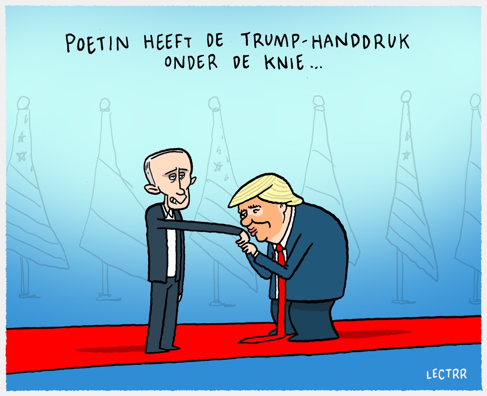 Trump-handdruk
