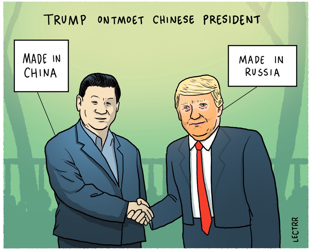 Trump ontmoet Xi Jinping 
