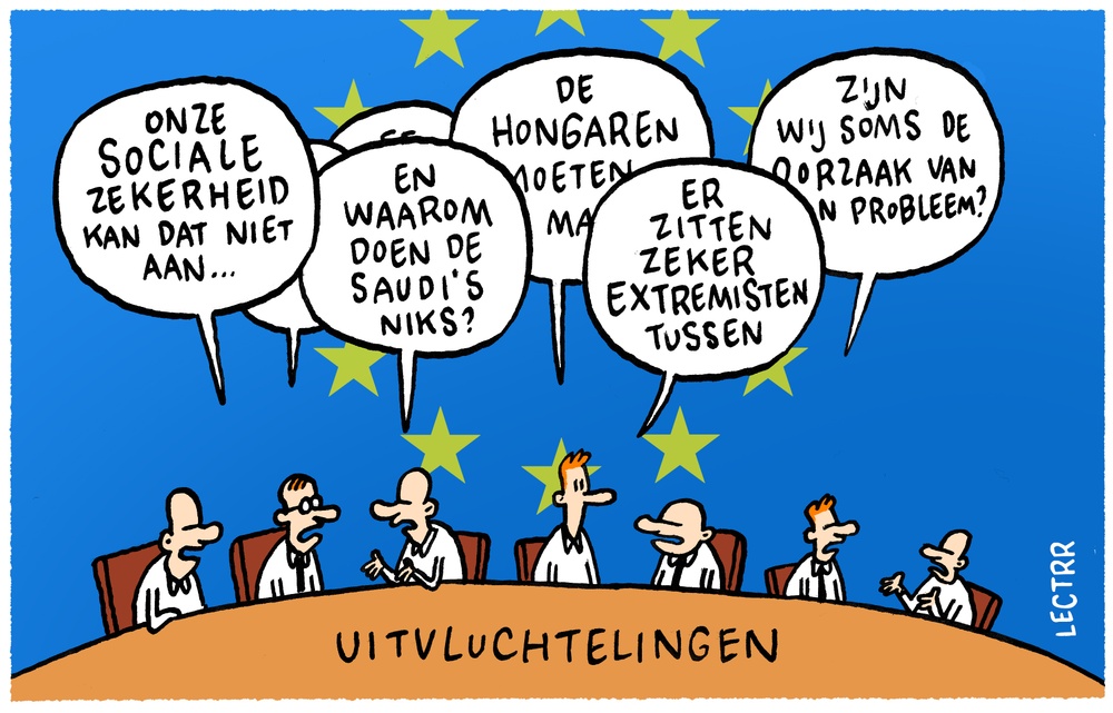 Geen akkoord vluchtelingen