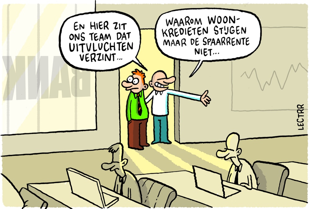 Bij de bank