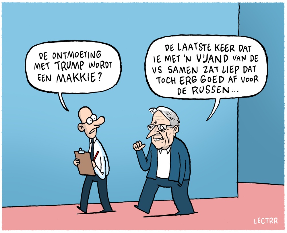 Ontmoeting Trump en Juncker