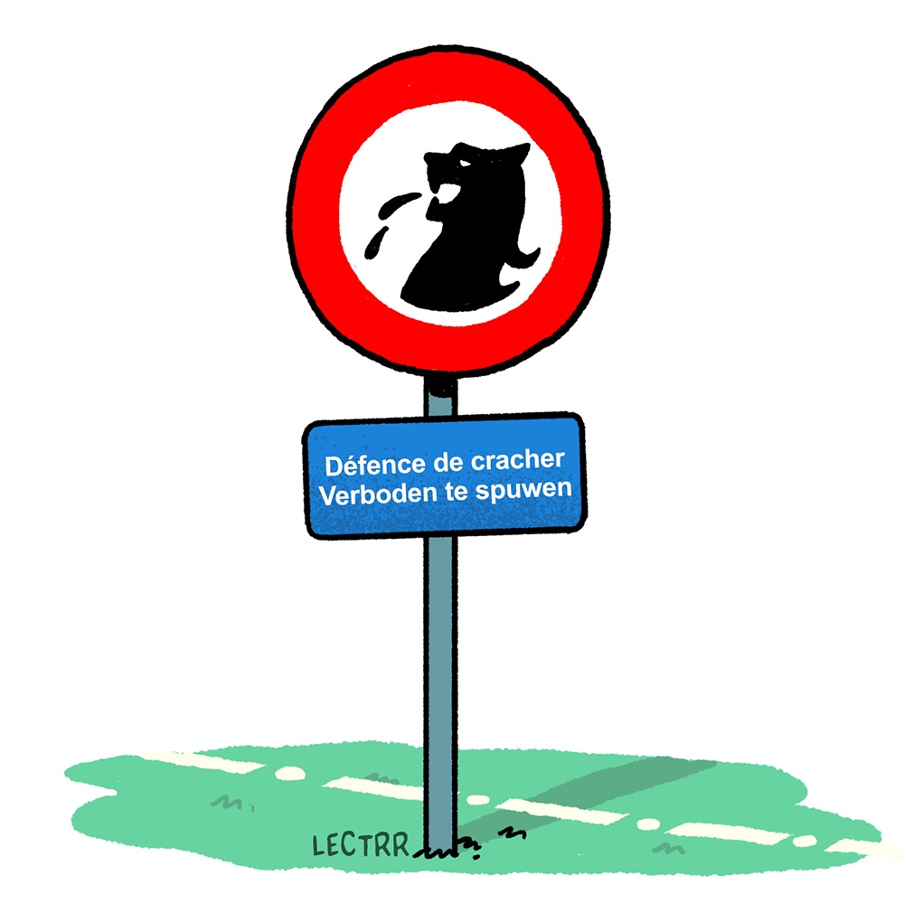 Verboden te spuwen