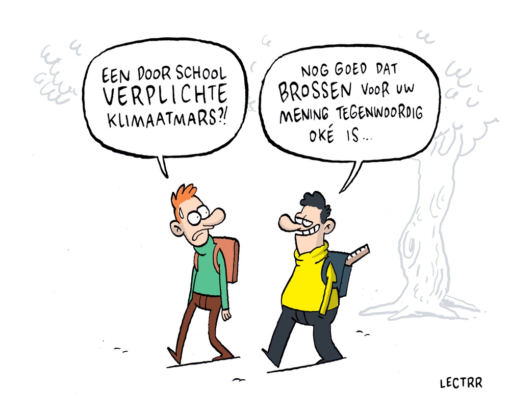 Verplichte klimaatmars
