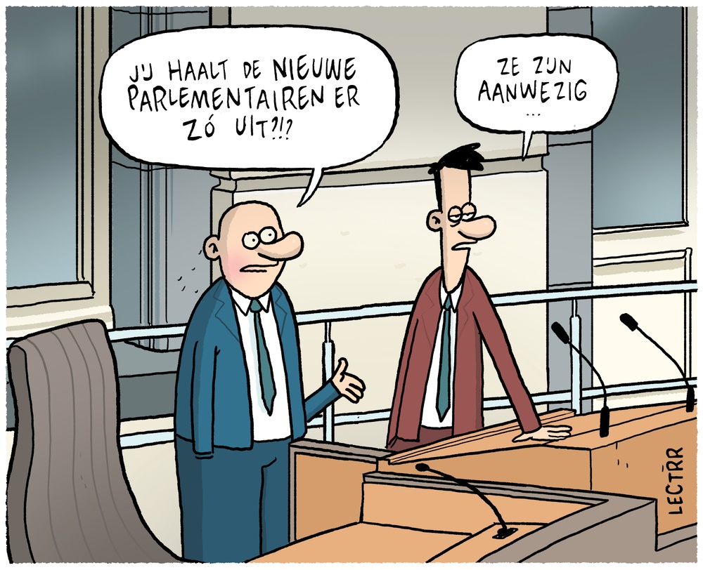 Nieuwe parlementairen