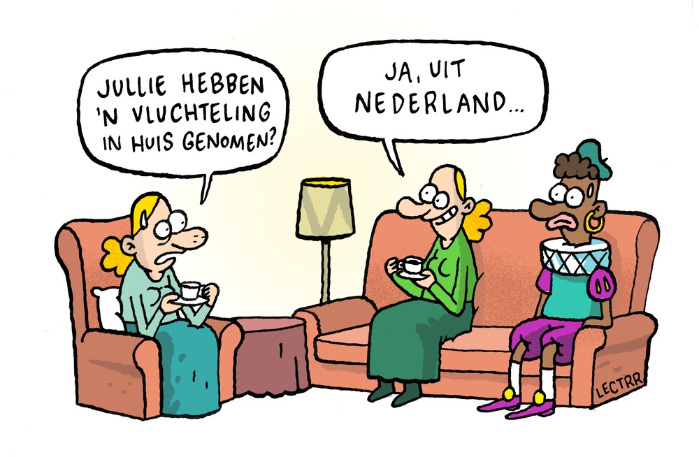 Vluchteling in huis