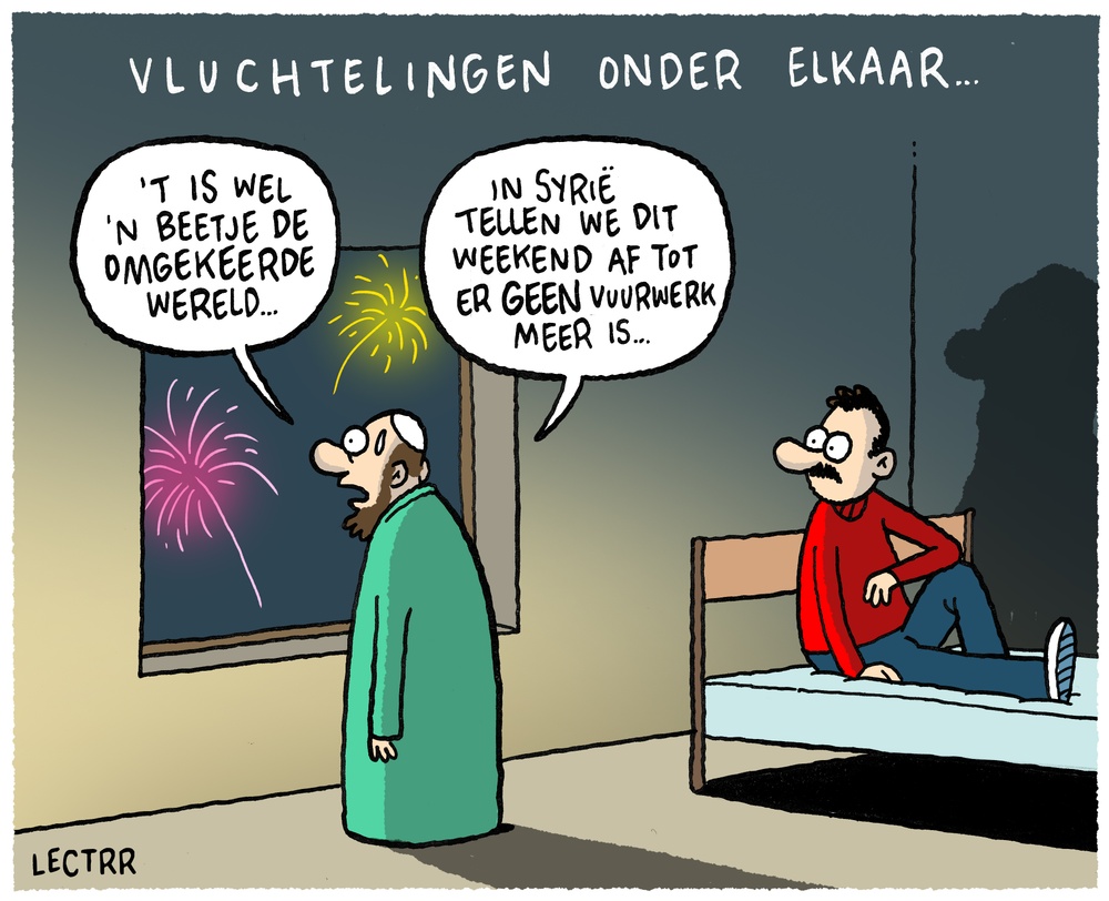 Vluchtelingen onder elkaar