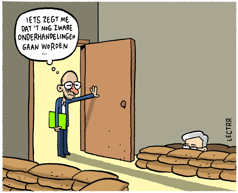 Zware begrotingsonderhandelingen