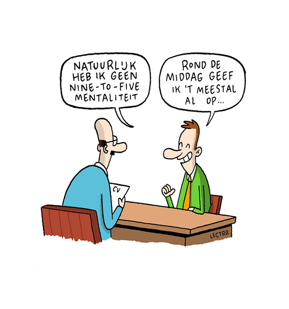 Nine-to-five Mentaliteit