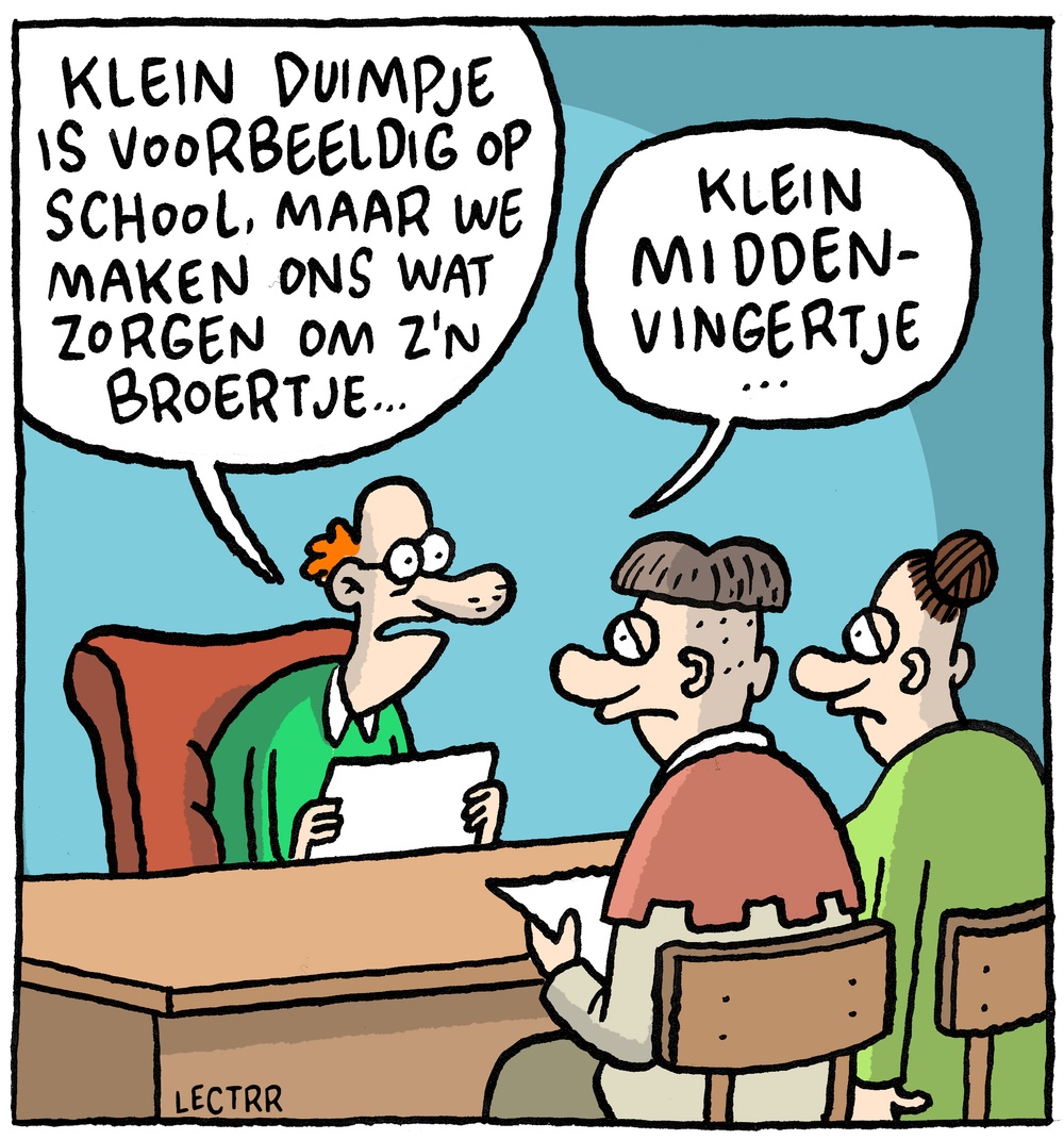 Klein Middenvingertje