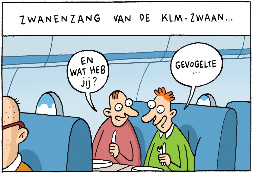 KLM zwaan