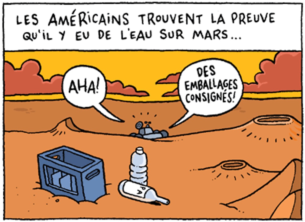L'eau sur Mars