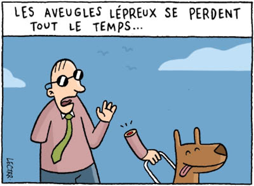 Les aveugles lépreux