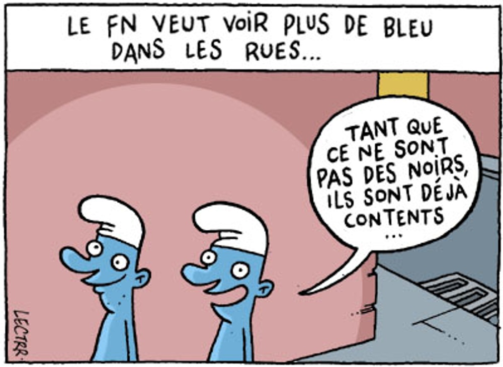 Plus de bleu