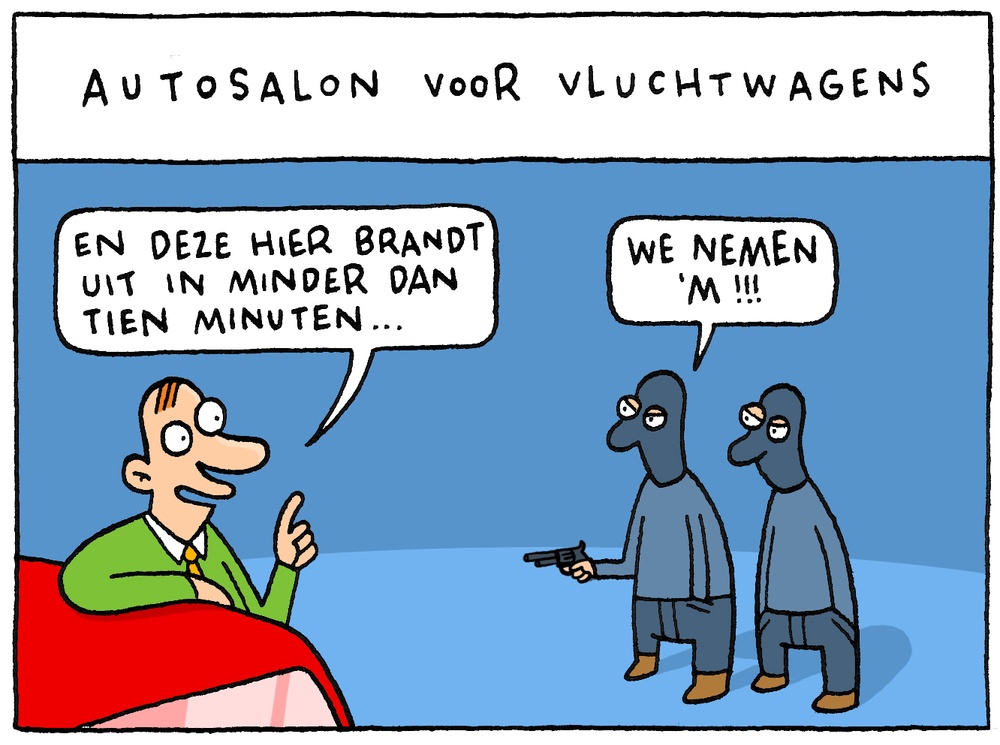 Autosalon voor Vluchtwagens