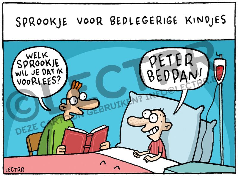 Sprookje op bed