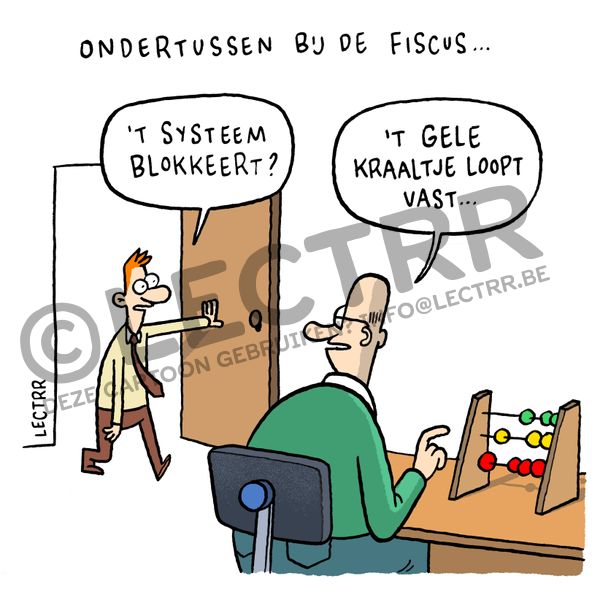 Bij de fiscus...