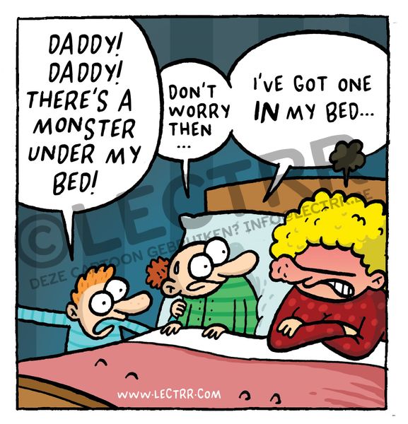 Monster under the bed