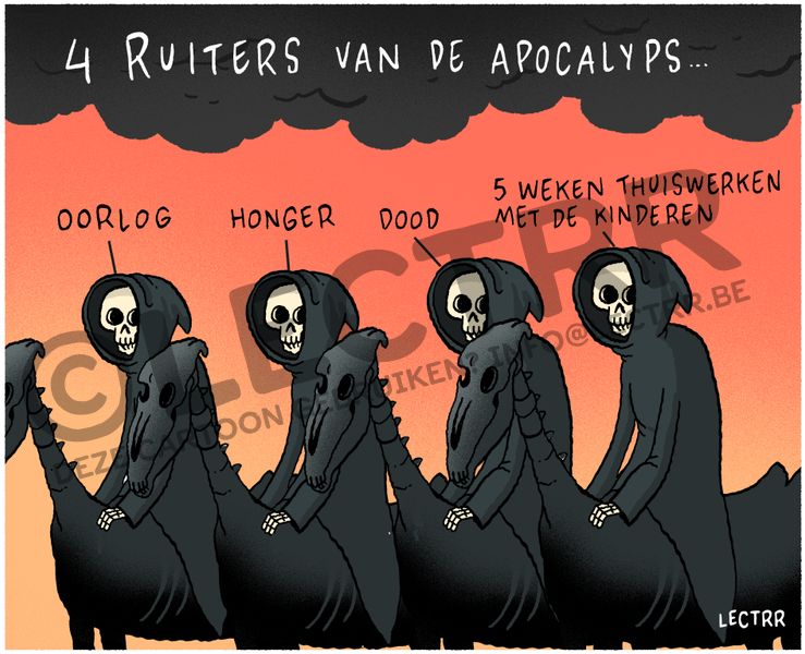 De vier ruiters van de Apocalyps