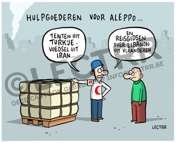 Hulpgoederen Aleppo