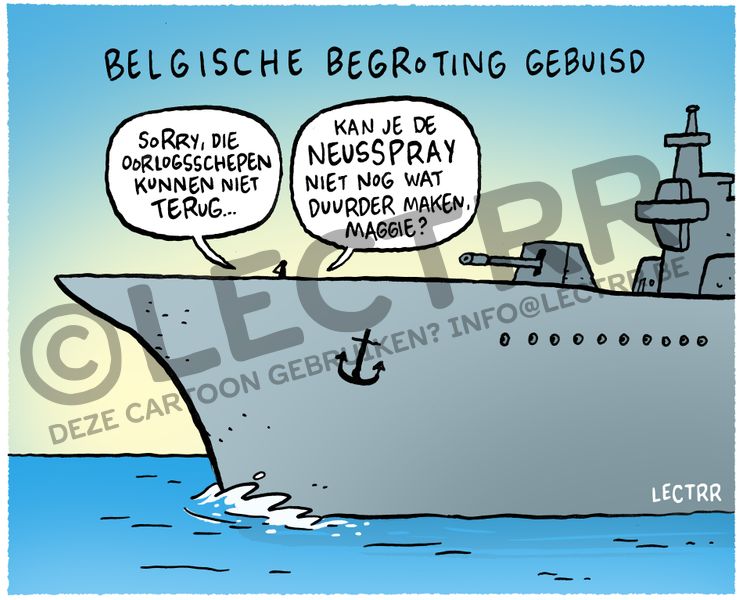 Belgische begroting gebuisd