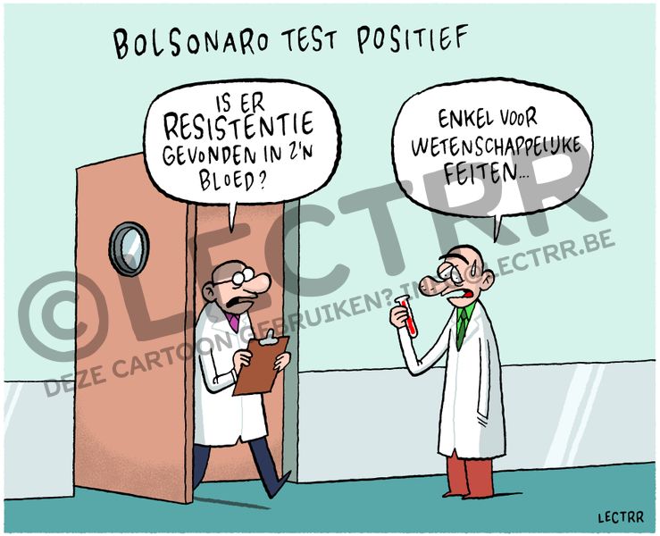 Bolsonaro test positief