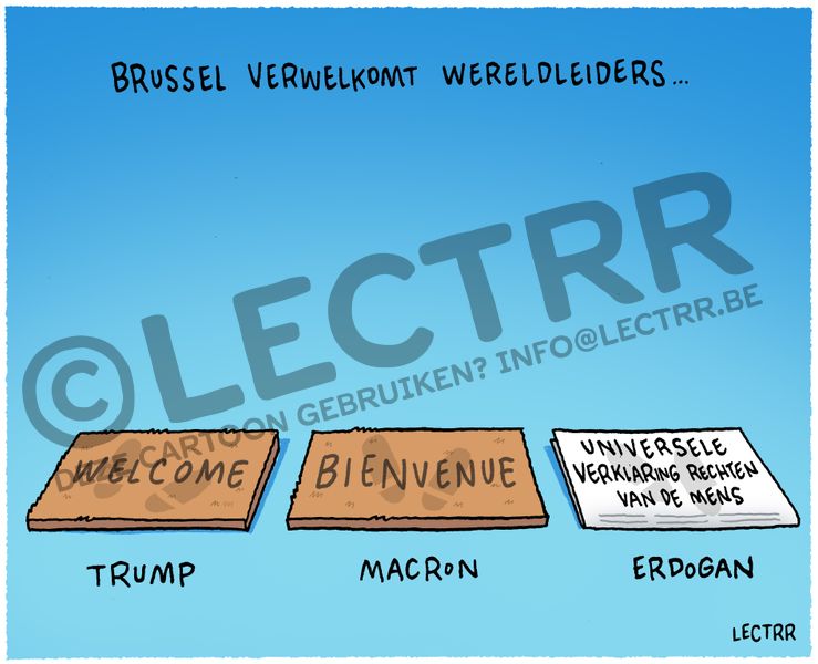 Wereldleiders in Brussel
