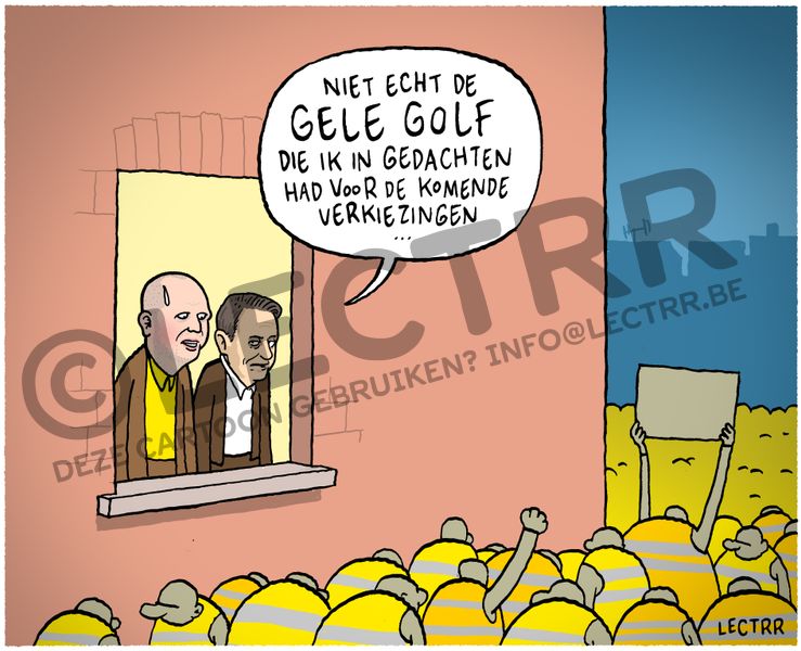 Gele golf