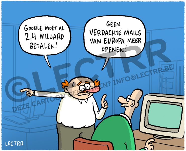 Monsterboete Google