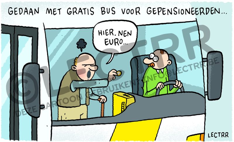 Gratis bus gepensioneerden