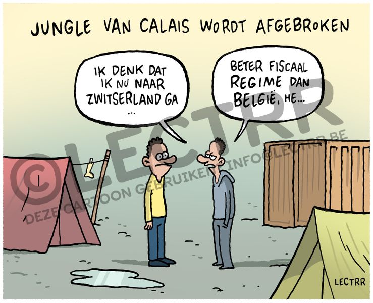 Jungle van Calais afgebroken 