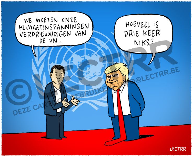 Klimaatinspanning Trump