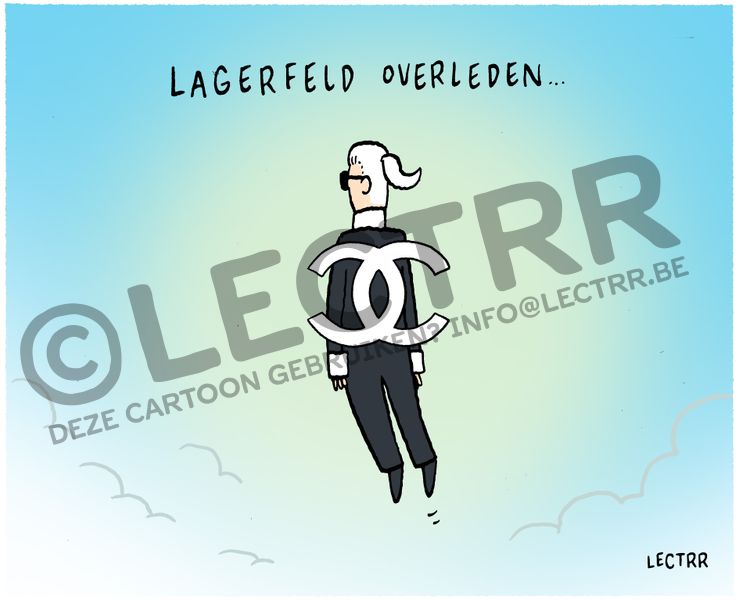 Overlijden Lagerfeld