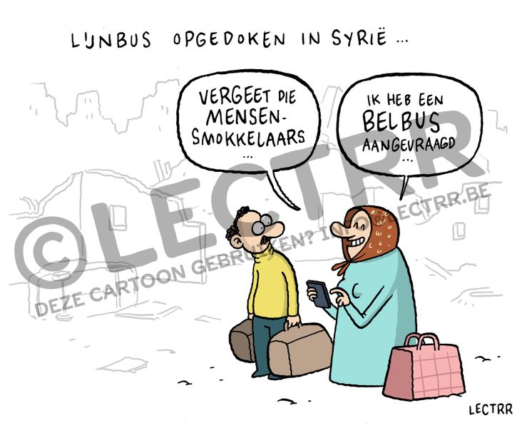 Lijnbus in Syrië