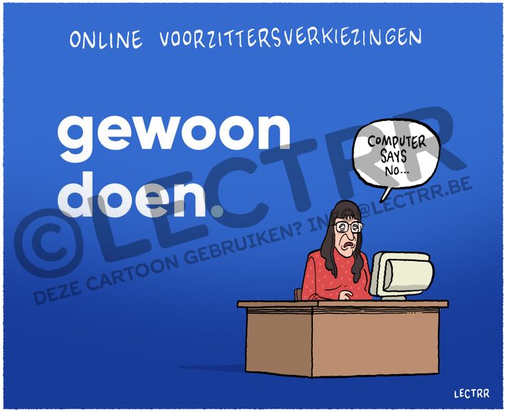 Online voorzittersverkiezing