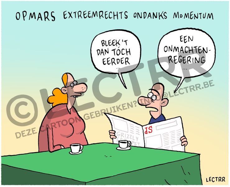 Opmars extreemrechts