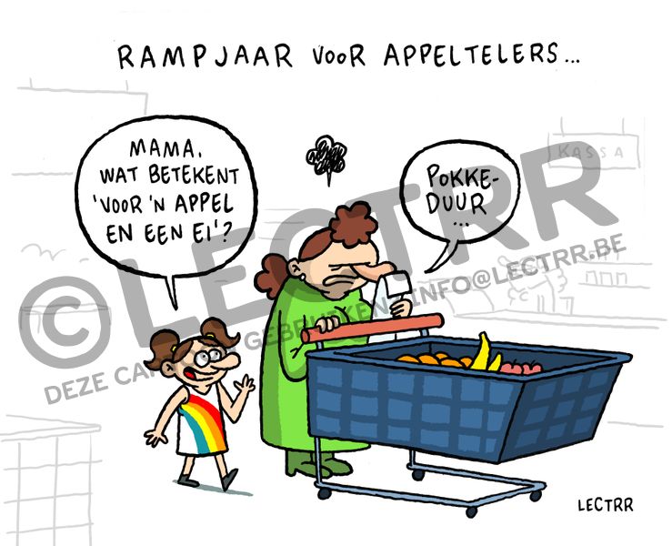 Rampjaar voor appeltelers