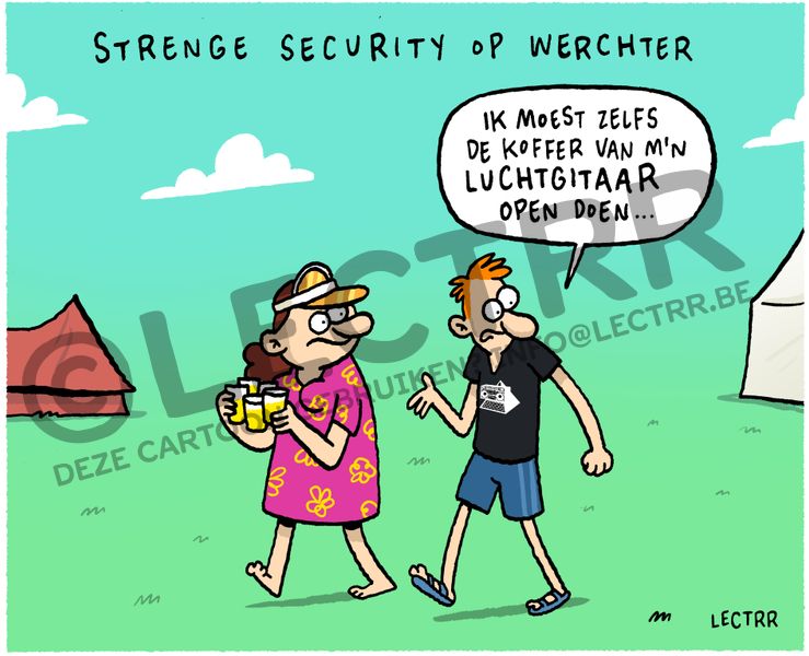 Security op Werchter