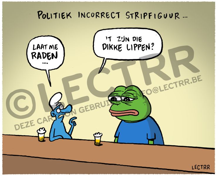 Politiek incorrect stripfiguur