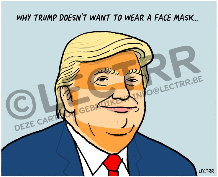Face mask Trump