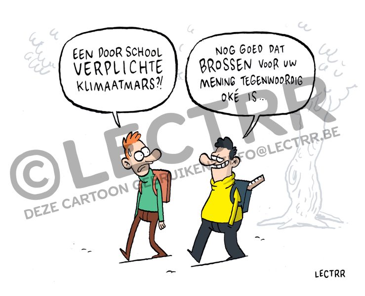 Verplichte klimaatmars